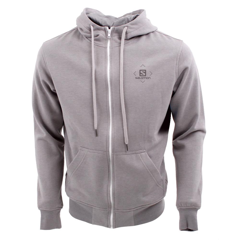 Sweatshirt Salomon Hombre Gris - Salomon Argentina SHIFTED ZIP THRU M,316487-CZV